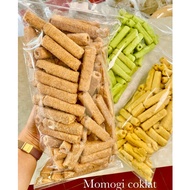 Momogi Stick 1kg 500gr Momogi Snack Bulk Chocolate Pandan Sweet Corn Flavor Biskut