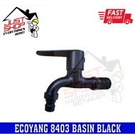 Ecoyang Matte Black Basin Tap 8403/Ecoyang 8403 Basin Black Tap