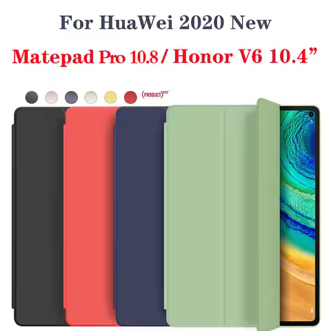 For HuaWei MatePad 10.4 Case Pro 10.8 5G Case Soft Silicone Cover for Honor Pad V6 Case Holster with