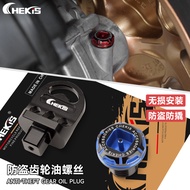 Chekis for ZONTES V1 V2 368G 368D 368E 368K 368M Modified two-tone design anti-theft gear screw cap 