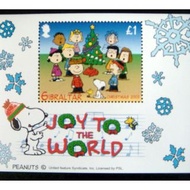 SNOOPY聖誕小型張