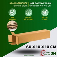 [CT601010] Long 60x10x10cm carton box, 60cm long carton box, 3-layer structure, 2 brown paper sides 