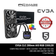 EVGA CLC 280 LIQUID/WATER CPU COOLER RGB LED COOLING - 400-HY-CL28-V1