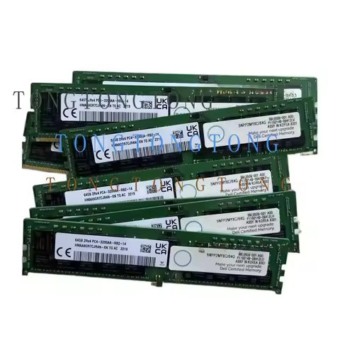 TT For DELL R7920 T5820 T7820 Server memory 64G DDR4 3200 ECC REG