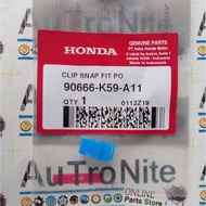 Clip Snap Fit P0 Clip Cover Blue 90666-K59-A11 Original Honda Genuine Parts 90666K59A11