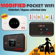 Pocket Portable Modem D6/ H1/ A8+ /CP2004 WiFi 4G LTE Modified Unlimited Hotspot Wifi Unlock bypass 