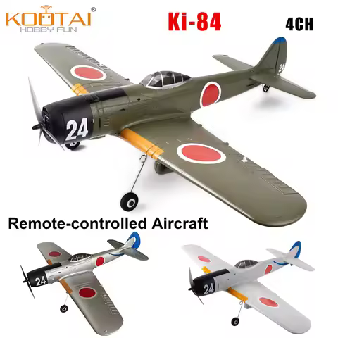 KOOTAI HOBBY FUN Ki-84 RC Plane 2.4G 6-axis Gyro EPP 690mm Wingspan Remote-Controlled Aircraft For A
