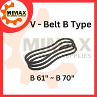 B61 B62 B63 B64 B65 B66 B67 B68 B69 B70 V-Belt (Standard V-Belt Fan Belt)