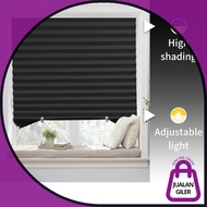 CURTAIN BLINDS WITH CLIP BLOCK OUT SCHOTTIS PLEATED BLIND BIDAI BERLISU BIDAI PENGHADANG 卷帘