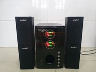 Loa vi tính soundmax-đã qua sử dụng A8800 4.1 có đèn và mic bass mạnh -tặng jack 3.5