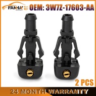 2Pcs/Set Windshield Wiper Washer Spray Jet Nozzle For Ford F150 2004-2013 3W7Z-17603-AA 3W7Z17603AA 