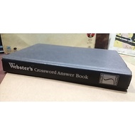 1999 WEBSTER'S Vintage CROSSWORD ANSWER BOOK