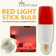 MINLITE E27 B22 LED Bulb Lighting LED CNY Red Light Bulb Color Bulb 10W Stick Lightbulbs LED Night B