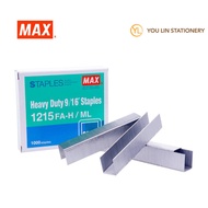 MAX 1215 FA-H Heavy Duty Staples 9/16"