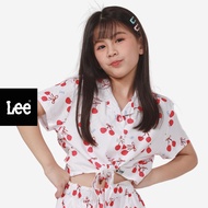 LEE KIDS เสื้อเชิ้ตแขนสั้นเด็กผู้หญิง คอลเลคชั่น Lee Fresh รุ่น LK S325GSHSN10