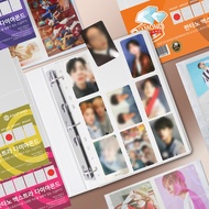 PANTANO A4 Photocard Binder 9Pocket Card Sleeves KPOP Card Trading Card Holder Large Album (1Binder 