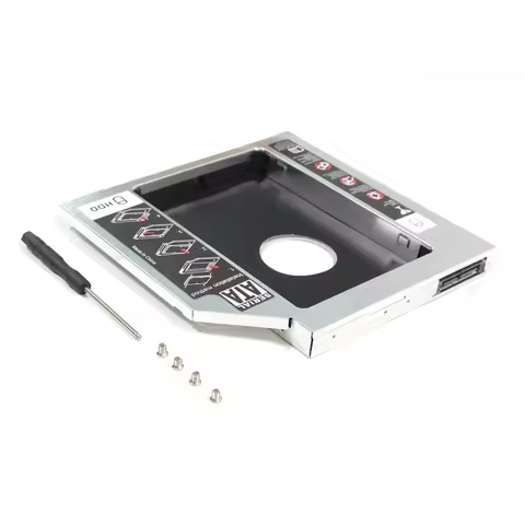 2nd Hard Drive HDD SSD Case Optical Caddy SATA for HP Pavilion G4 G4t G6 G6t G6z G6-1d45d G7 G7t G7z