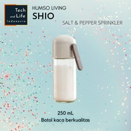 HUMSO SHIO Salt Pepper Sprinkler Glass Kitchen Spice Bottle
