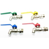 H2O Water Valve VAVLE Faucet 4 Inches 4/8" 1/2" Half Finger 4 Pieces Mixed Colors