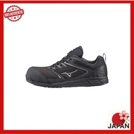 MIZUNO Almighty VS Lightweight Mesh Safety Shoes Black/Silver Lace-Up JSAA Standard 3E