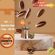Turkish Coffee Pot - Copper Coffee Pot - Copper Cezve - Handmade Cezve (For Espresso Cups)