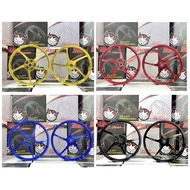 DYNOPRO D2 SPORT RIM DESIGN TRC T5RR HUB MATI 1.6/1.6-17 YAMAHA LC135 Y15ZR Y16ZR (SIAP BEARING)