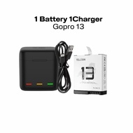 Telesin 3-Slot Storage Charging Box for GoPro 13 แบบกล่อง