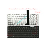 New US keyboard non-frame for ASUS X450 X450VC X450CC X450E X450EI311VC-SL series laptop