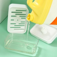 Kitchen Cleaning Soap Box with Sponge Soap Storage Box Kitchen Soap Dispenser Sponge Scrubber Holder