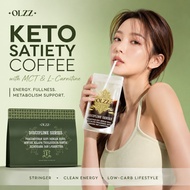 OLZZ L-Carnitine Slimming Coffee MCT Keto Pre Workout Gym Energy Supplement (1 Box/7 Sachets)