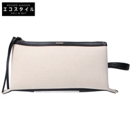 Jil Sander 雙色帆布 x 皮革 Empire 小號包 [二手]