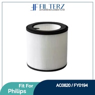 Filterz fit Philips AC0820 FY0194 FY0293 Compatible Replacement HEPA and Carbon Filter [Local]