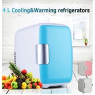 Peti Sejuk Mini Kereta 4L Cooling and Warming Car Fridge Refrigerator Insulate Car Outdoor Storage Box