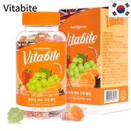 [Vita Bite] Fruit Flavor Multi-Vita Gummy Jelly 80EA (240g) | Daily Premium Vitamin Chewable Candy |