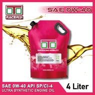 OTO RACER 0W40 / 5W50 / 10W50 / 15W50 4L ULTRA SYNTHETIC BLEND ENGINE OIL Minyak Hitam Enjin Kereta 