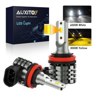Fog Lamp Foglamp LED H8 H9 H11 H16 AUXITO Super Bright 28000LM Dual Color 6500K White+ 3000K Yellow 