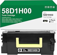 58D1H00 Toner Cartridge Black High Yield Replacement for Lexmark 58D1H00 Toner Cartridge for MS725 M