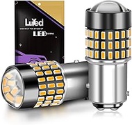 LUYED 1157 LED Bulb Amber Yellow 12-24V 1157 2057 2357 7528 LED Replacement Light Bulb Used for Turn