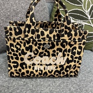 Coach 豹紋 帆布 託特包/紙袋包/側背包