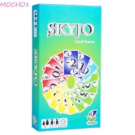 MOCHO1 1 Box English Drunken Board Game, All English Happy SKYJO Action Card Game, Games Intellectual Development Promoting Emotions Multiplayer Card Games Family Party