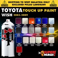 TOYOTA WISH GEN 1 2003-2009 🚗 DIY Touch Up Paint Aikka Spray 370ml 0.5L 1L Cat Spray, Kereta Toyota 