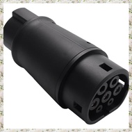 (UJCZ) EVSE J1772 Adaptor Type 1 to Type 2 Socket Electric Vehicle Car EV Charger Connector IEC 6219