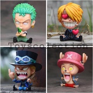 Action Figure One Piece Zoro Sanji Sabo Chopper Gk Sitting Version