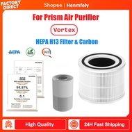 Fits Prism+ Vortex Replacement True HEPA H13 Filter