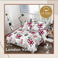 SPREI HOMEMADE MURAH MOTIF LONDON VINTAGE BENDERA FLAG ENGLAND INGGRIS SEPRAI TERBARU