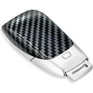 Carbon Fiber Texture Key Shell Fob Battery Cover Carbon Fiber Key Cover Compatible with Mercedes-Ben
