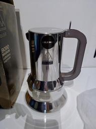 全新 ALESSI 9090/M 10人份 第一代 終身不壞 絕版 摩卡咖啡壺 全配再送新膠圈 (#124) 送萬用爐架