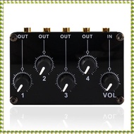 O6(BGOP) Mini 4 Channel Stereo Line Mixer for Studio Recording Low Noise Small & Sophisticated Audio