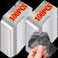 [H&L] 50/100PCS - Clear Card Protection Case PP Card Protector Waterproof Sleeve Scratch Resistant F