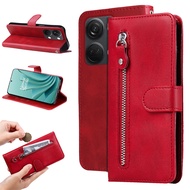Luxury Case For OnePlus 13R 12R Nord 4 5G Nord 3 Nord CE4 Lite  CE3 Lite 5G Zipper Wallet Card Leath